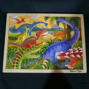 Melissa & Doug Wooden Dinosaur Puzzle